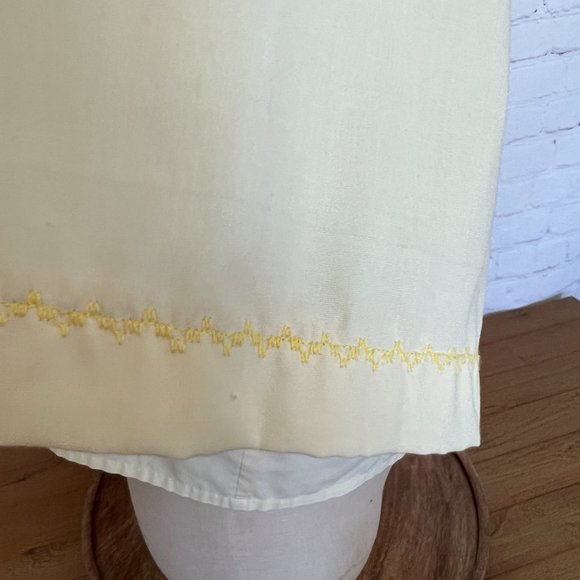 60's Unique Stitched - Yellow Mens Shirt - Size Medium/Large William Stuart - Picture 6 of 10